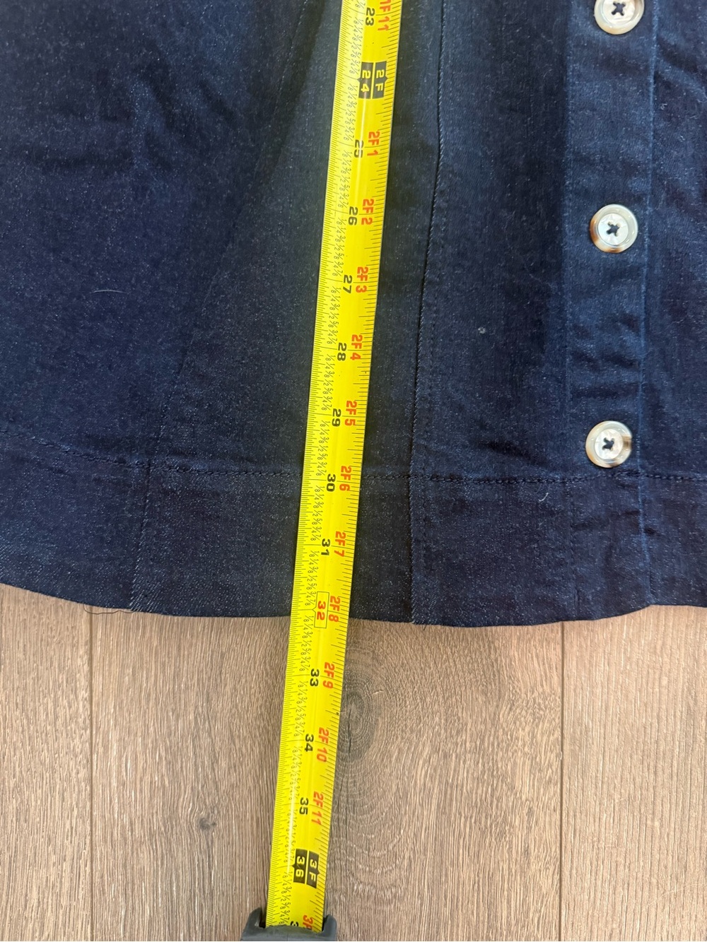 Free People Denim Mini Dress Size XS - Picture 7 of 10